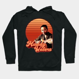 Muddy Waters // Legend // Retro style Hoodie